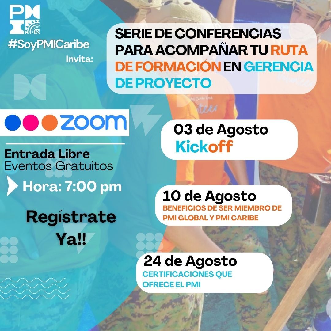 Serie de Conferencias que acompañan tu ruta de formación en Gerencia de Proyectos